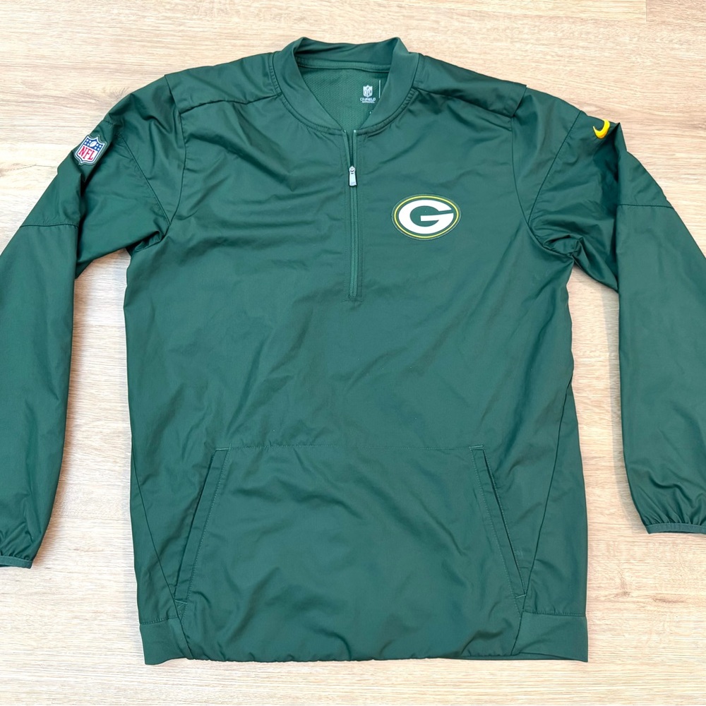 NFL Green Storm-FIT Onfield Apparel Nike Medium Green Bay Packers